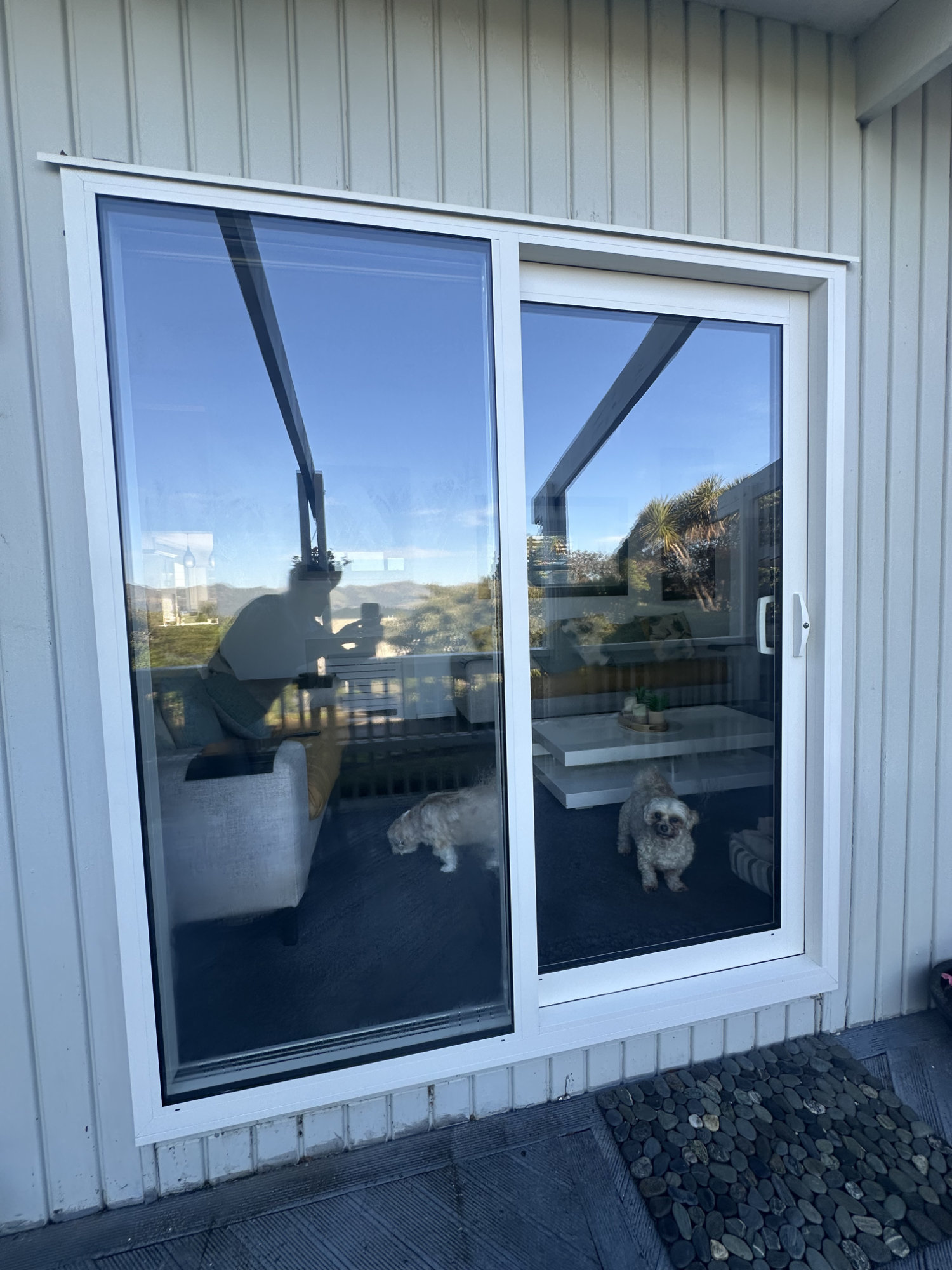 New sliding door